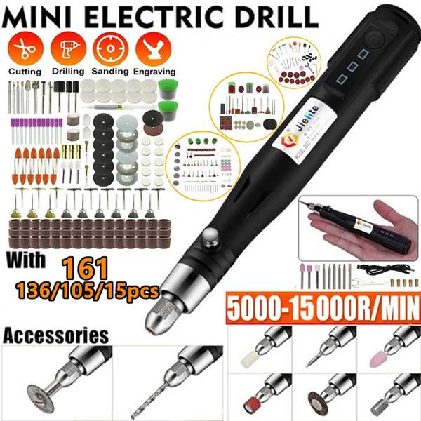 Cordless Mini Electric Drill/Engraving Pen – Rechargeable 35000 RPM Rotary Tool
