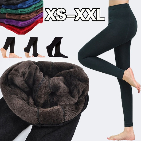 Women Leggings Brushed Stretch Thick Autumn and Winter Pants Tight
