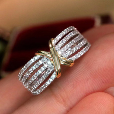 Sterling, DIAMOND, Bridal, 925 silver rings