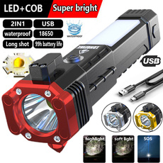 Flashlight, builtinbattery, campinglight, led