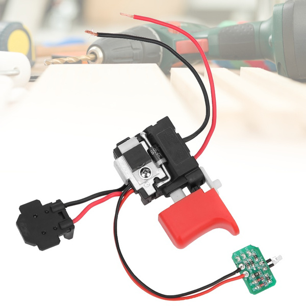DCJZ1201 Drill Trigger Switch Cordless Drill Speed Control Trigger Switch 7.224V Lithium
