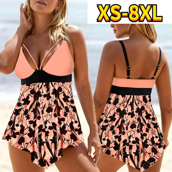 Two piece best sale swimsuits with boyshorts