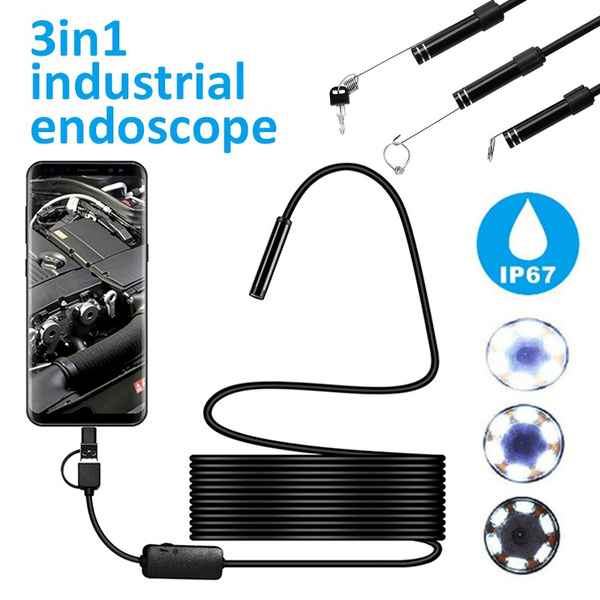 Endoscope Camera, Type C Borescope USB Inspection Camera HD