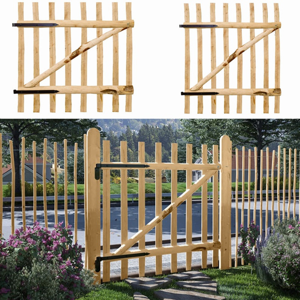 Garden Fence Gate Hazel Wood Patio Fence Gate Wish