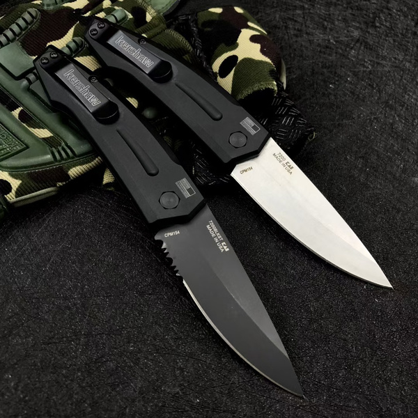 Kershaw 7200 Automatic Knife Military Tactical Folding Blade Knife Aluminum T66061 Handle