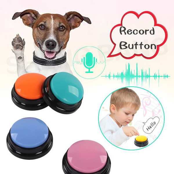 Dog Talking Buttons For Communication Record Button To Speak Buzzer ...