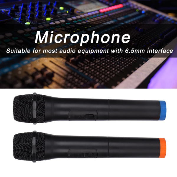 2PCS UHF Wireless Microphone Mic Megaphone With Mini Receiver For