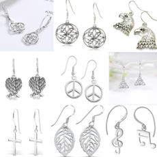 Sterling, Celtic, leaf, Jewelry