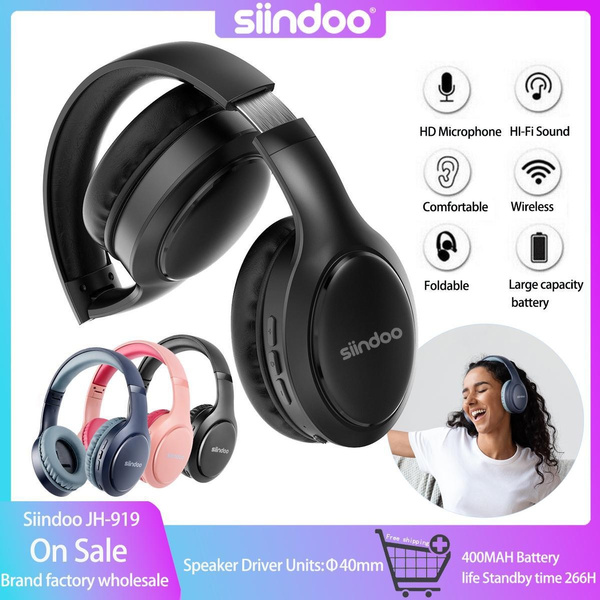 Casque Bluetooth pliable sans fil pour MP4