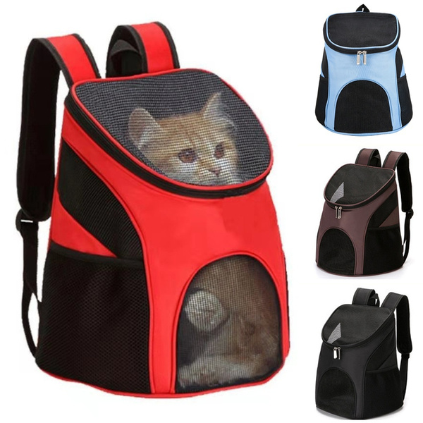 Pet Dog Carrier Bag Carrier For Dogs Backpack Out Double Shoulder