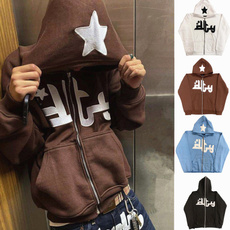 Fleece, Fashion, Star, Zip