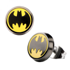 Superhero, Jewelry, Stud Earring, Batman