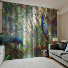 bedroomcurtain, peacock, Shower Curtains, bedroom
