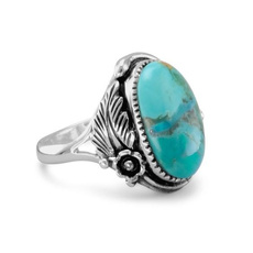 Sterling, Turquoise, wedding ring, sterling silver