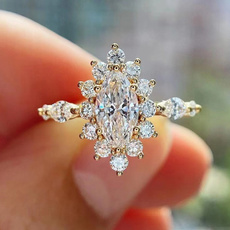 Jewelry, crystal ring, zirconring, Wedding Accessories