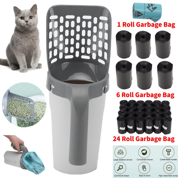 Cat litter 2024 trash can