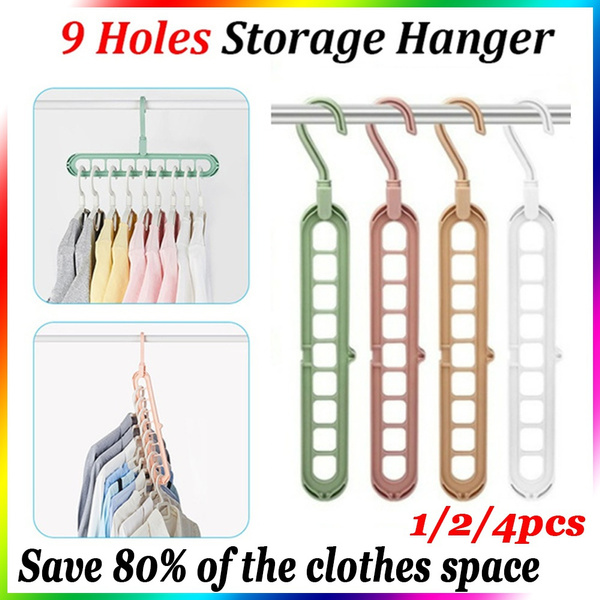 4/2/1PCS Magic MultiPort Support Hangers For Clothes Drying Rack