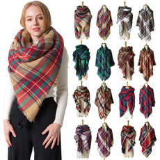neckscarf, plaid, scarf shawl, fashiontrend