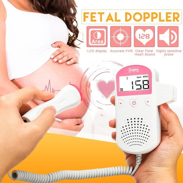 Ultrasonic Detector Fetal Doppler Prenatal Heartbeat Heart Rate