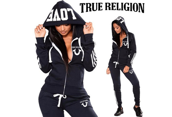 Womens Hoodie + Sweatpants 2-piece Sweat Suits Tracksuits Hooded Jogging  Sports Suits Baseball Uniforms Track Suits Jogger, Wish