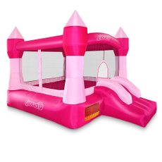 pink, Princess, house, bouncehouseinflatable