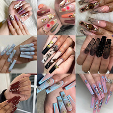 Nails, acrylic nails, nail tips, Beauty