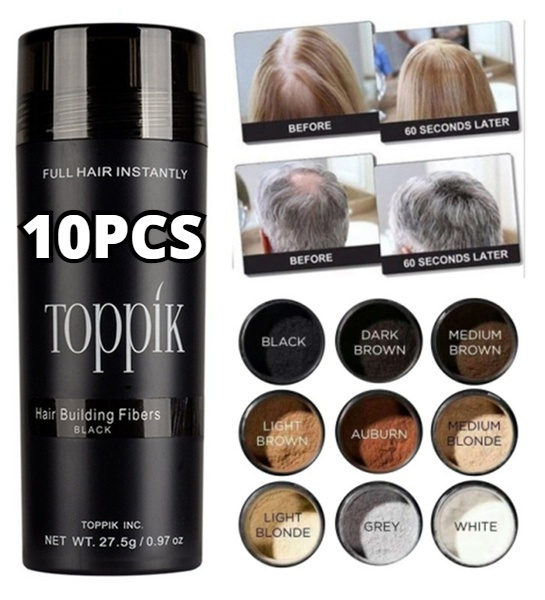 9 Colors Hair Loss Building Fiber Powder Hair Thickening Powder Hair