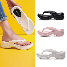 beach shoes, Outdoor, wedge, Fashion Slippers