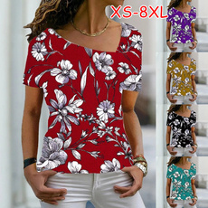 Tops & Tees, Plus size top, Cotton T Shirt, Summer