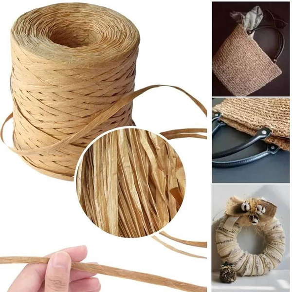 200 Meters/Roll Raffia Ribbon Paper String Paper Twine Wrapping