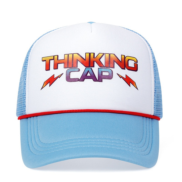 Casquette Stranger Things Dustin - Réglable, Tissu Croisé Multicolore - Neuf Sans étiquette