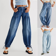womens jeans, trousers, Waist, high waist