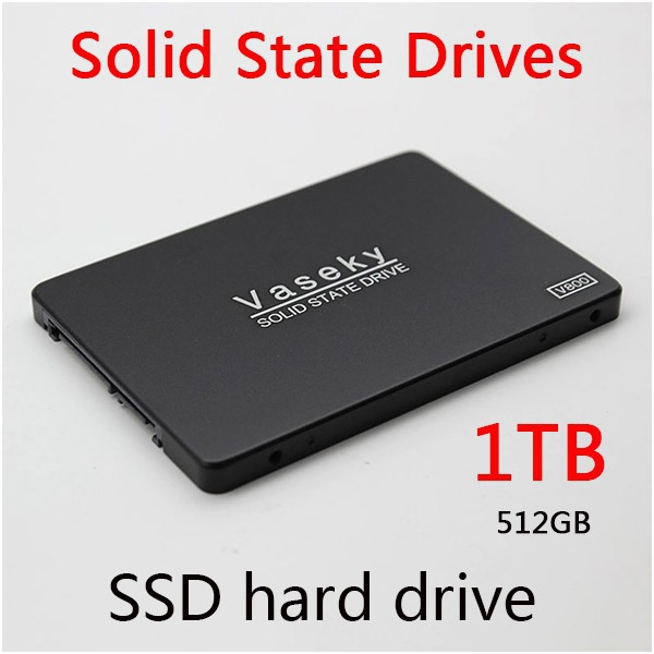 Vaseky SSD 2.5Inch 1TB 512G Solid State Drive with SATA3 Interface for