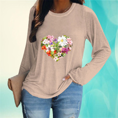 butterflyprint, Fashion, Long Sleeve, Ladies