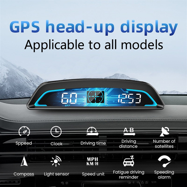 digital universal car hud gps speedometer