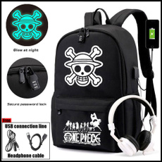 student backpacks, one piece backpack, School, onepiceanime