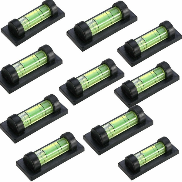 Pack De 8 Mini Niveaux à Bulle - Niveaux Ronds Pour Bricolage, Camping, Réglage De Caméras Et Objets Fixes