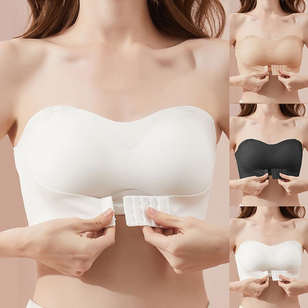 Strapless Bra Women Invisible Bras Push Up Bra Lingerie Backless Seamless  Underwear