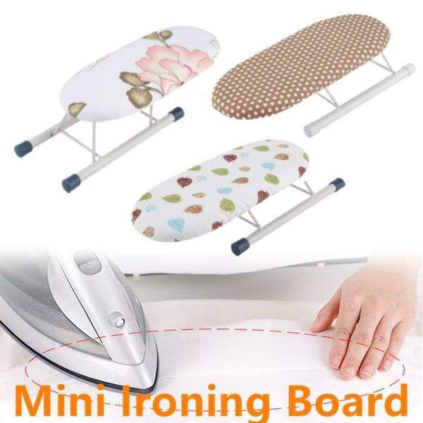 Tabletop Ironing Board, Retractable Sleeve Cuffs Collars Space