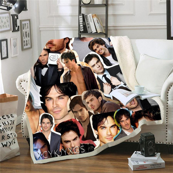 Damon salvatore blanket outlet cheap