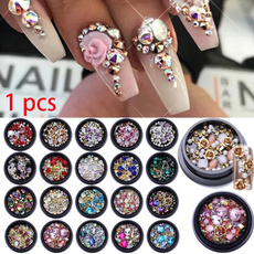 Box, Nails, acrylic nails, art