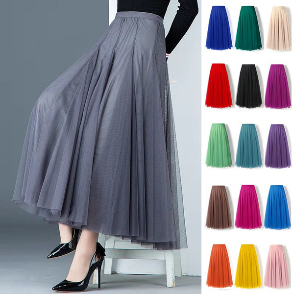 Ladies skirts clearance long