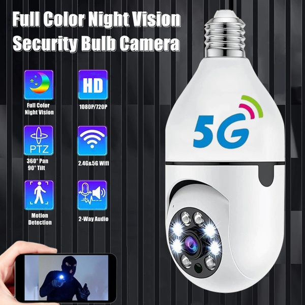 HD 1080P/720P 5G WIFI IP Security Surveillance Camera 360° Rotate Auto ...