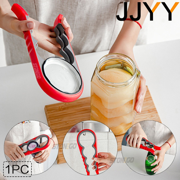 JJYY 1Pc Kitchen Jar Opener Creative Multifunction Can Opener Screw Cap Jar  Bottle Wrench Openers Multifunctional Kitchen Supplies