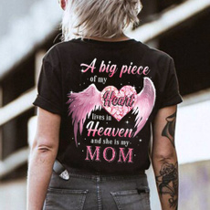 Heart, wingsshirt, momshirt, daughter