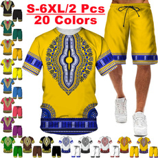 Shorts, Colorful, Ethnic Style, africandashiki
