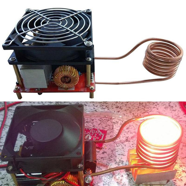 Black And Red 1000w Zvs Induction Heating Plate Kit Heater Cooker Coil