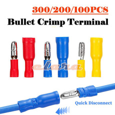 femalemaleterminal, Bullet, buttbulletterminal, Pvc