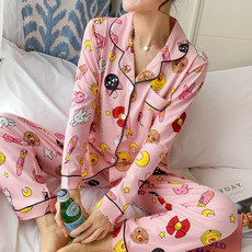 pink, pajamaset, animepajama, Sleeve