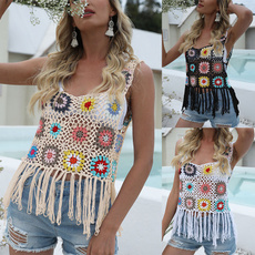 Summer, Tassels, Tank, Necks